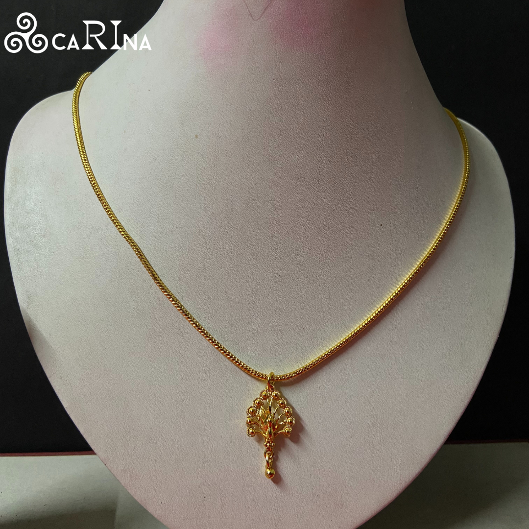 Carina Royal Umbrella Pendant Necklace