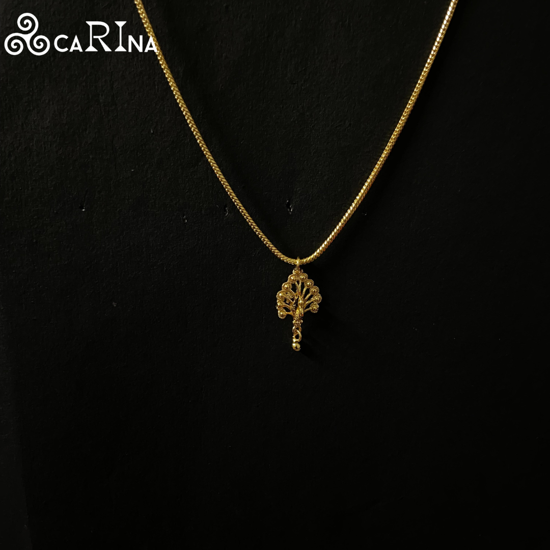 Carina Royal Umbrella Pendant Necklace
