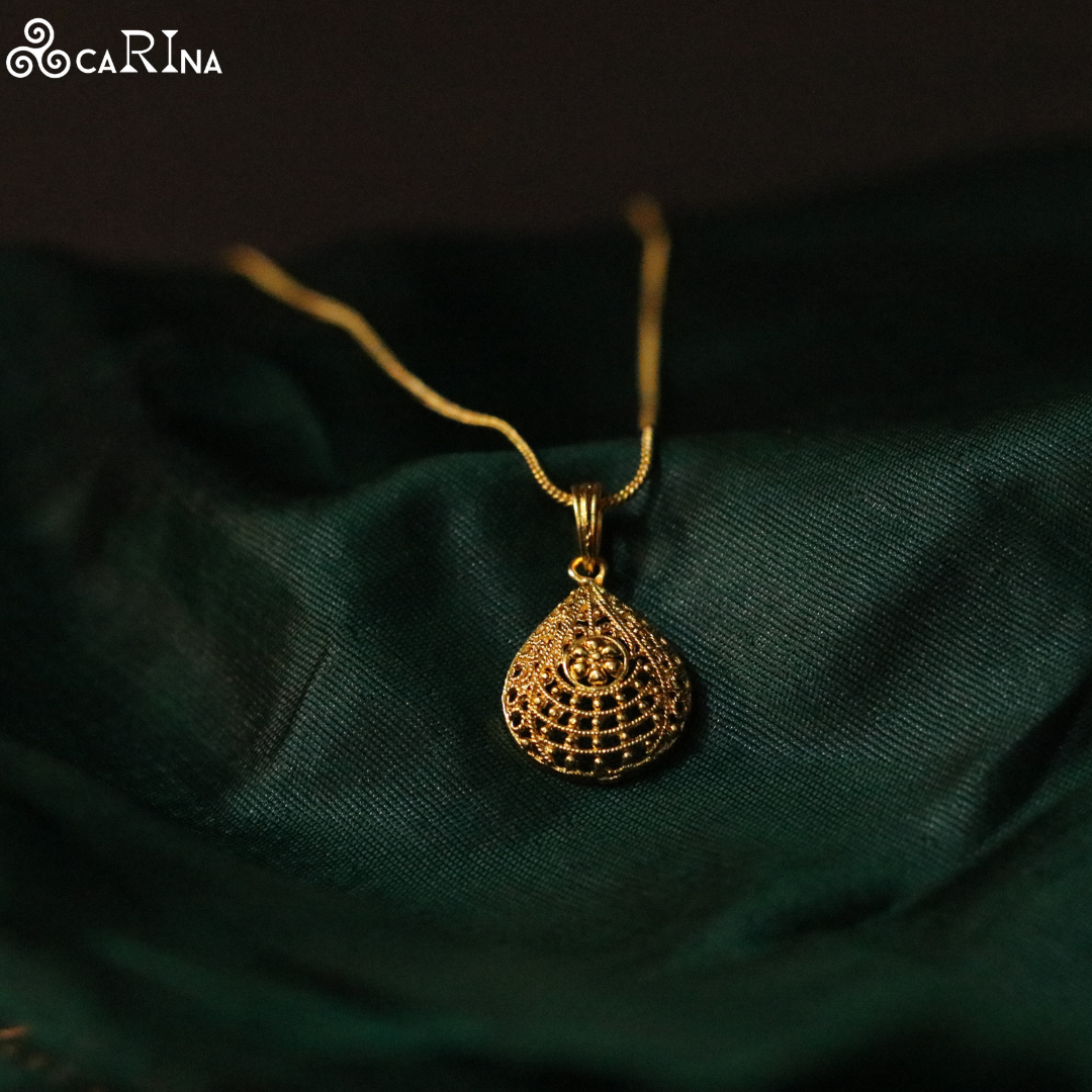 Royal Drop Floral Pendant