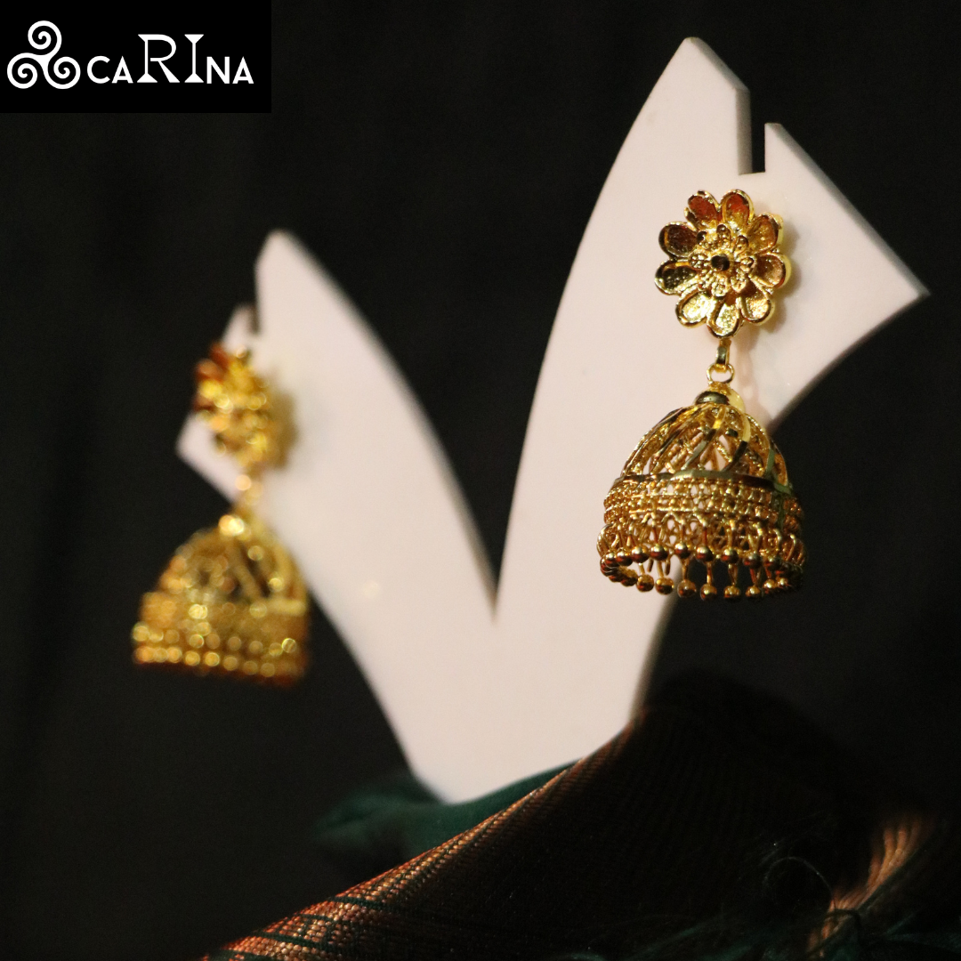 Floral Glow Jhumka
