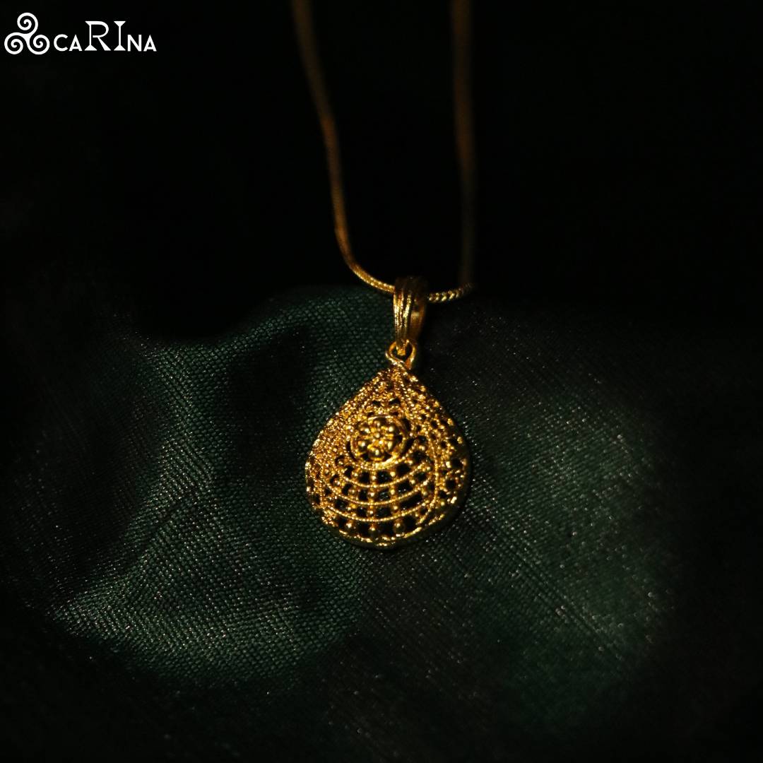 Royal Drop Floral Pendant