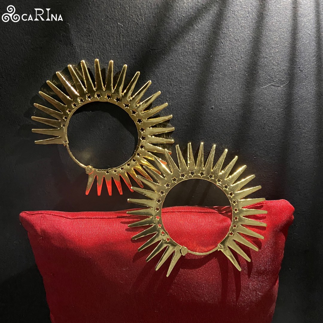 Golden Radiance Hoop
