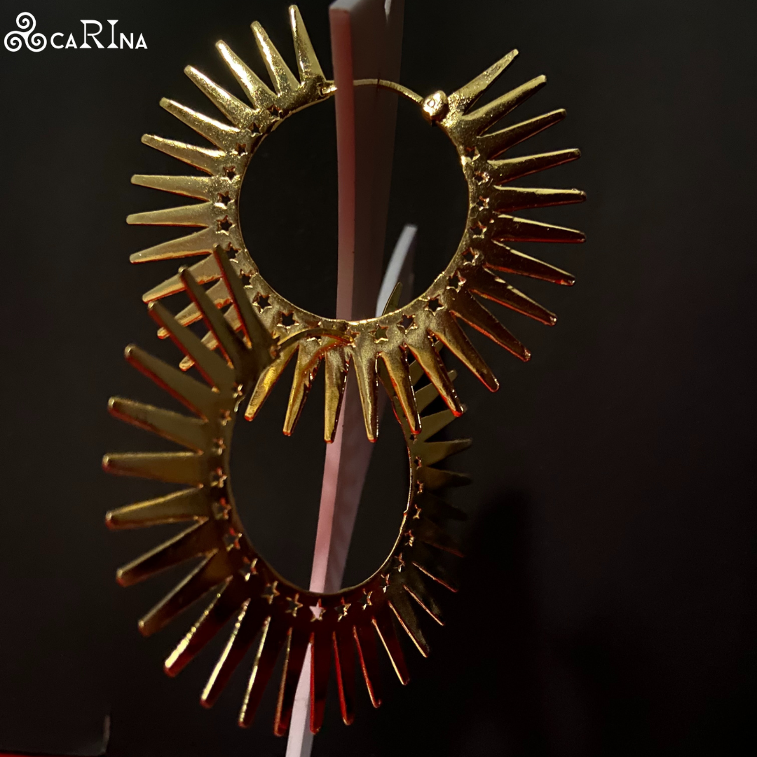 Golden Radiance Hoop