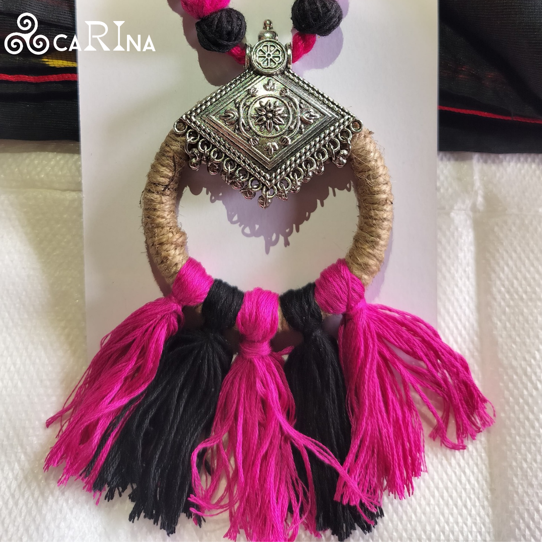 RangSaaj – Bold Tassel Elegance Set