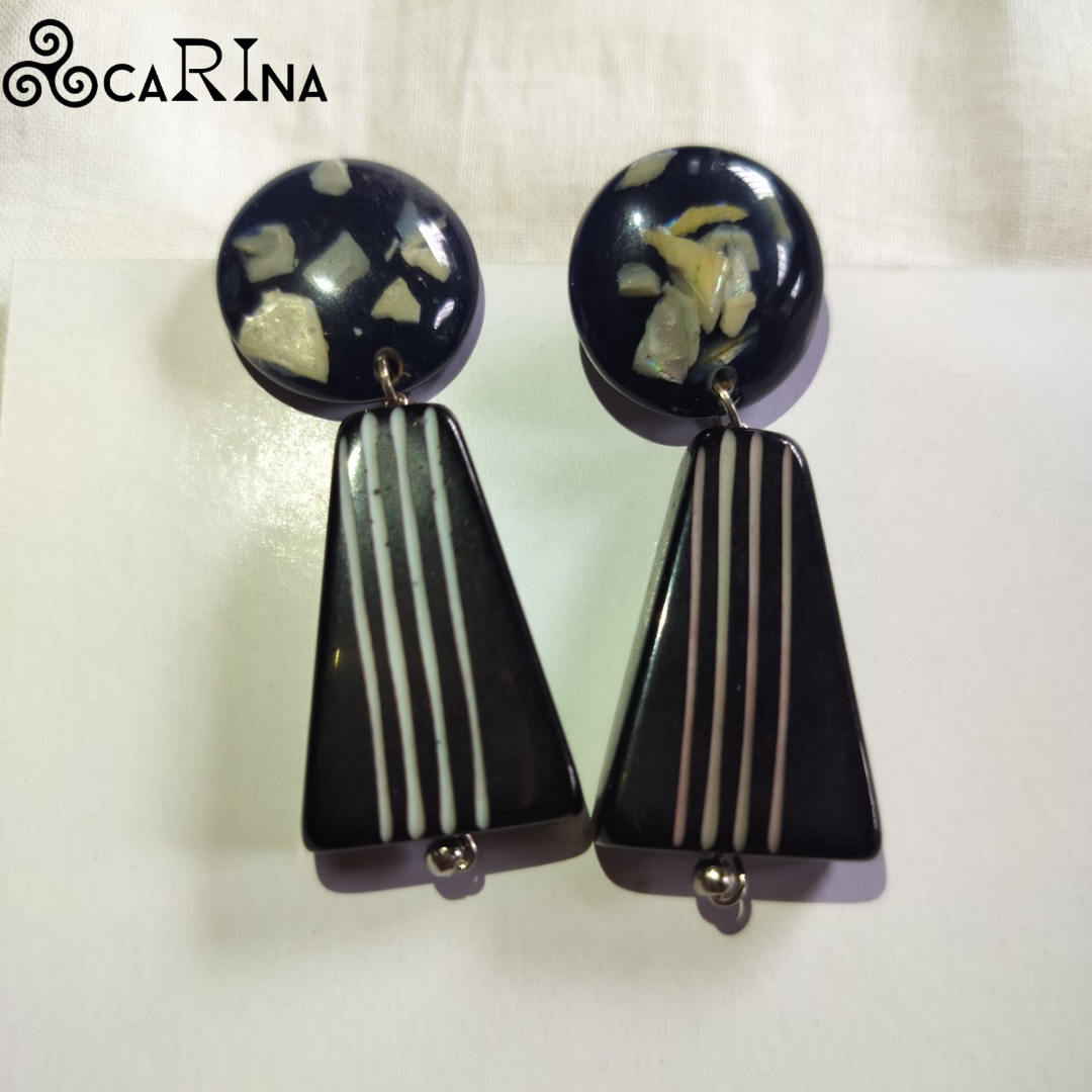 NoirShine – Black Mosaic Statement Set