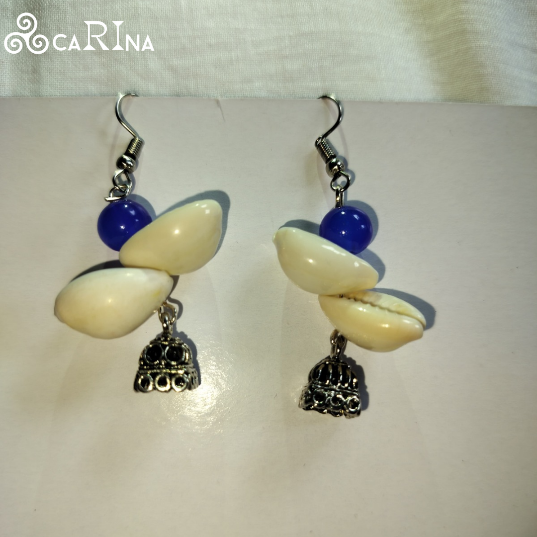 ShankhaBlue – Ocean Shell Tribal Set