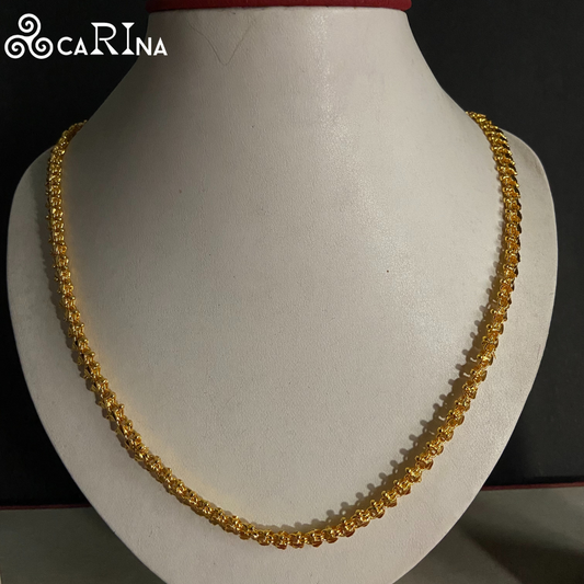 Royal Gold Rope Chain Necklace