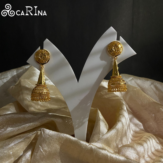 Temple Grace Jhumka Earrings