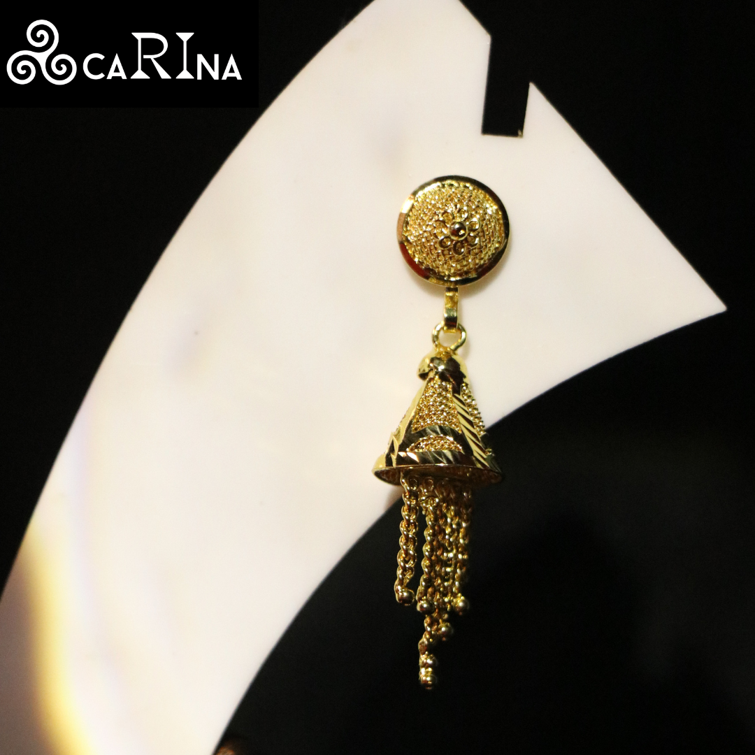 Golden Majesty Jhumka
