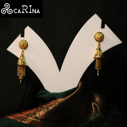 Golden Majesty Jhumka