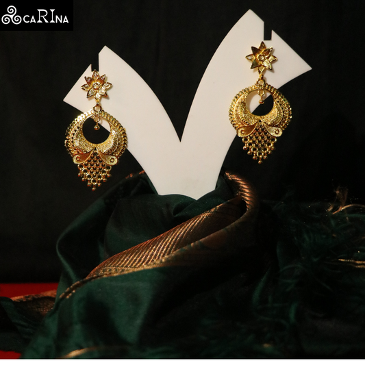 Regal Gold Chandbali Jhumka