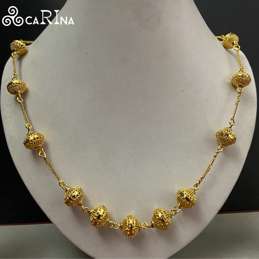 Regal Sphere Bead Necklace