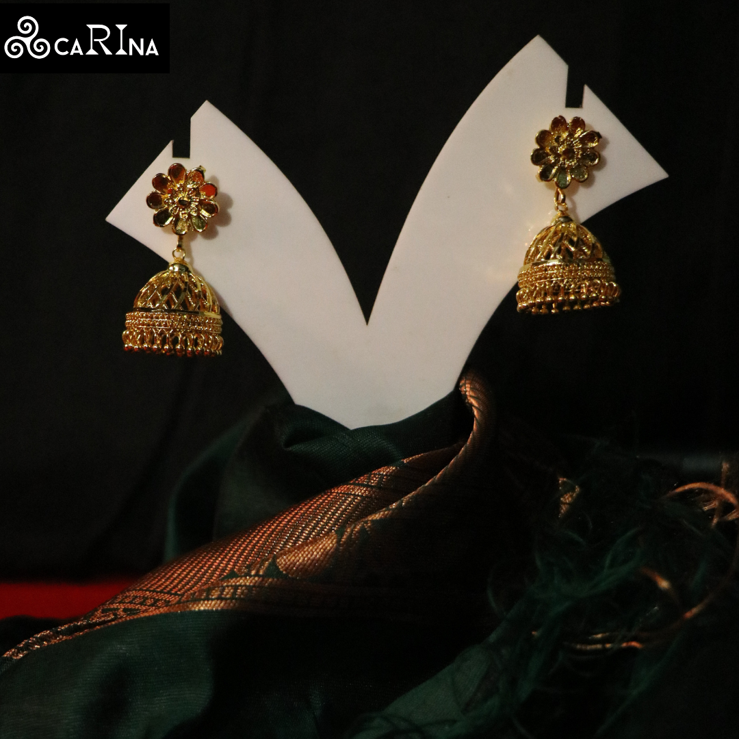 Floral Glow Jhumka