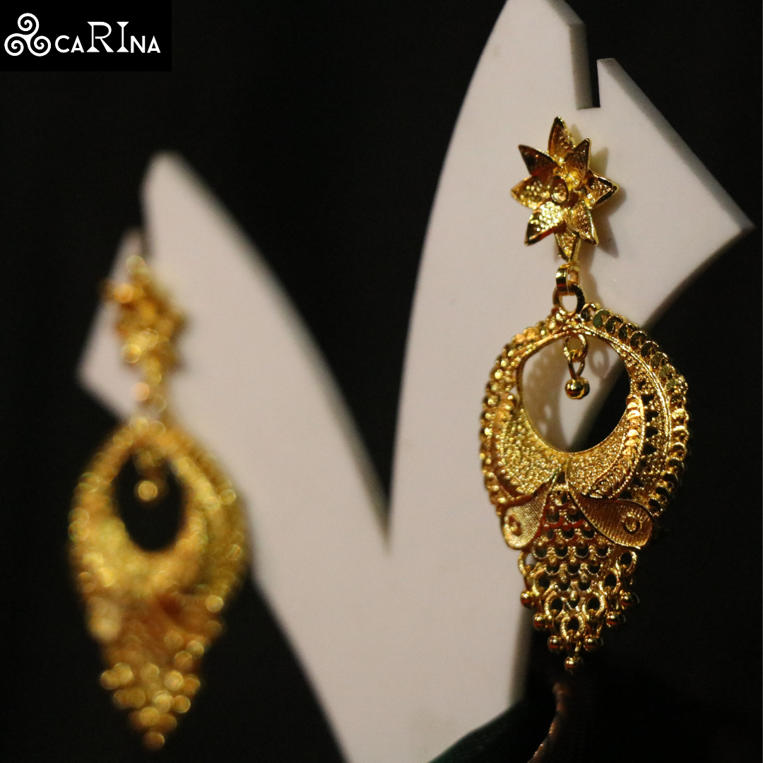 Regal Gold Chandbali Jhumka