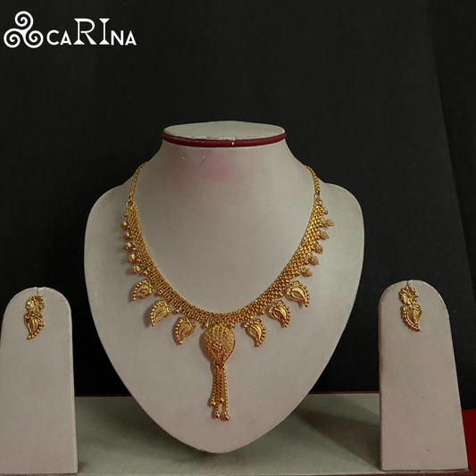 Carina Regal Paisley Bridal Necklace Set